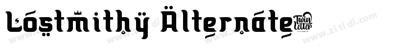 Lostmithy Alternate字体转换